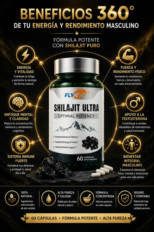 Shilajit Ultra – Fórmula natural para acompañar tu rutina