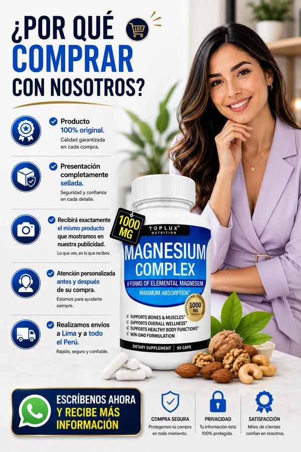 Recupera Tu Bienestar con Magnesium Complex